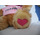 LEGO Bear, Plush with Pink Legoland Windsor T-Shirt, Embroidered Pink Heart on Paw (SB7723)