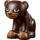 LEGO Oso (Sitting) con Tostado oscuro Muzzle (15823 / 25445)