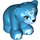 LEGO Bear (Sitting) with White Swirl Pattern and Blue Eyes (31775)