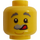 LEGO Beekeeper Head (Recessed Solid Stud) (3626)