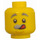 LEGO Beekeeper Head (Recessed Solid Stud) (3626)