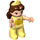 LEGO Belle mit Bright Light Gelb Clothes Duplo Abbildung