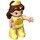 LEGO Belle med Bright Lys Gul Clothes Duplo-figur