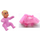 LEGO Belville Baby with Dark Pink Butterfly in Hair and Skirt