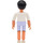 LEGO Belville Boy mit Light Violet Shorts, Weiß T-Shirt mit &#039;LEGO&#039; Logo Minifigur