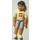 LEGO Belville Boy avec Lumière Violet Shorts, Blanc T-Chemise avec &#039;LEGO&#039; logo Minifigurine