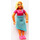 LEGO Belville female met pink Lichaam suit