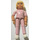 LEGO Belville Girl with Pink Shorts, Pink Top &amp; Necklace Decoration Minifigure