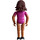 LEGO Belville Horse Rider Girl with Pink Shirt Minifigure