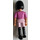 LEGO Belville Horseriding Girl with Dark Pink Top Minifigure