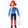 LEGO Belville Witch met Shirt met Bones Buttons en Zwart Shorts, Rood Haar minifiguur