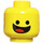 LEGO Benny Minifigure Head (Recessed Solid Stud) (3626 / 17295)