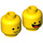 LEGO Benny Minifigure Head (Recessed Solid Stud) (3626 / 17295)