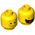 LEGO Benny Minifigure Head (Recessed Solid Stud) (3626 / 57498)