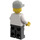 LEGO Big Rig Truck Stop Worker, Black Overalls Minifigure