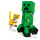 LEGO BigFig Creeper en Ocelot 21156