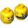 LEGO Billy Starbeam Head (Recessed Solid Stud) (3626 / 13116)