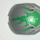 LEGO Bionicle Bohrok Windscreen 4 x 5 x 7 with Green Scales and Lehvak-Kal Logo (41671 / 45864)