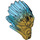 LEGO Bionicle Maske mit Transparent Dark Blau Der Rücken (24160)