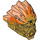 LEGO Bionicle Masker met Transparant Neon Oranje Rug (24148)