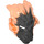 LEGO Bionicle Masker met Transparant Neon Oranje Rug (24164)