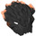 LEGO Bionicle Masker met Transparant Neon Oranje Rug (25531)
