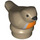 LEGO Bird with Black Beak with Gray and Orange Chest (41835 / 114893)
