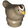 LEGO Bird with Bright Light Orange Beak with White and Brown Forehead (41835 / 108156)