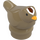 LEGO Bird with Bright Light Orange Beak with White and Brown Forehead (41835 / 108156)