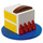 LEGO Birthday Cake Set with Blue Base 40048-1
