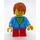 LEGO Birthday Kid with Speckles and Orange Hair Minifigure