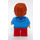 LEGO Birthday Kid with Speckles and Orange Hair Minifigure