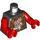 LEGO Black Airjitzu Kai Minifig Torso (973 / 76382)