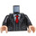 LEGO Black Albert Runcorn Minifig Torso (973 / 76382)