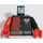 LEGO Schwarz Alpha Team Torso mit Schwarz und rot Jacket, Gürtel und Badge Dekoration (973)