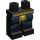 LEGO Black Anubis Guard Legs with Blue Rags, Golden Belt and Loincloth (94114 / 97435)