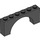 LEGO Black Arch 1 x 6 x 2 Medium Thickness Top (15254)