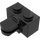 LEGO Schwarz Arm Backstein 1 x 2 mit 2 Arm Stubs (30014)