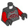 LEGO Black Ash Attacker Minifig Torso (973 / 76382)