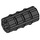 LEGO Black Axle Connector (Ridged with &#039;x&#039; Hole) (6538)