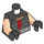 LEGO Schwarz Bane mit Kurz Beine Minifig Torso (973 / 76382)