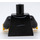 LEGO Black Bank Secretary Minifigure Minifig Torso (973 / 76382)