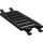 LEGO Black Bar 7 x 3 with Four Clips (30095)