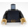 LEGO Black Barriss Offee with Cape Torso (76382 / 88585)