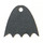 LEGO Black Batman Cape with 1 Hole and 5 Points - Spongy Stretchable Fabric  (37157)