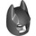 LEGO Svart Batman Cowl Maske med kantete ører (10113 / 28766)