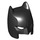 LEGO Black Batman Cowl Mask with Short Ears and Open Chin (18987)