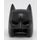 LEGO Black Batman Cowl Mask with Short Ears and Open Chin (18987)