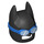 LEGO Black Batman Cowl Mask with Blue Swimming Goggles (29742)