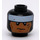 LEGO Schwarz Batman - Dark Stone Grau Suit, Gold Gürtel, Schwarz Hände, Spongy Umhang Minifigure Kopf (Einbau-Vollbolzen) (3626 / 20053)